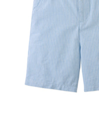 Louis Linen Cotton Stripe Regular Shorts