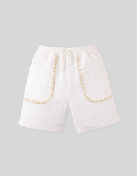 Marlow Textured Drawstring Shorts