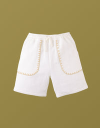 Marlow Textured Drawstring Shorts