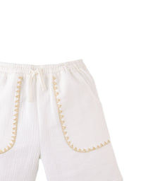 Marlow Textured Drawstring Shorts