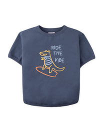 Chalice Cotton Jersey Barrel Tee