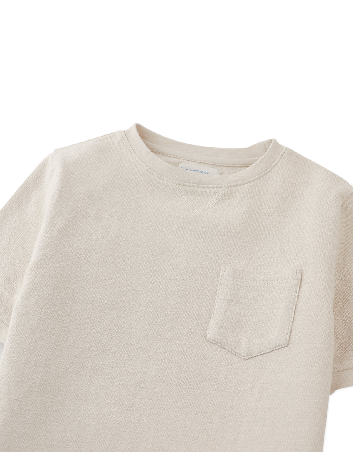Scott French Terry Ringer Tee with Pocket