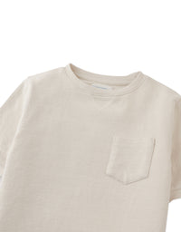 Scott French Terry Ringer Tee with Pocket