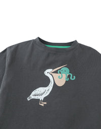 Eld Pelican Relaxed-Fit Jersey Graphic Tee