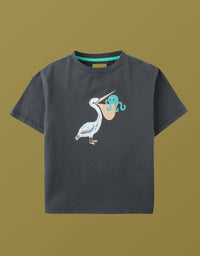 Eld Pelican Relaxed-Fit Jersey Graphic Tee