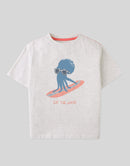 Oruo Surfing Octopus Relaxed-Fit Graphic Tee