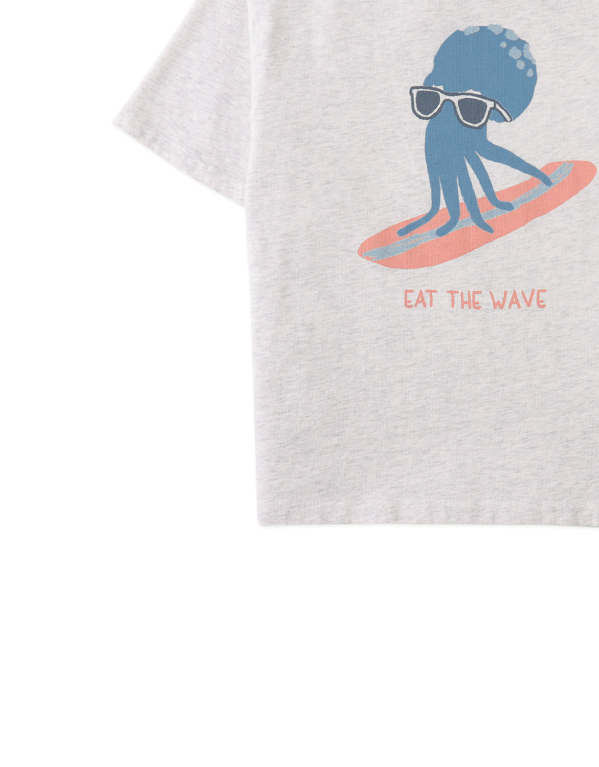 Oruo Surfing Octopus Relaxed-Fit Graphic Tee