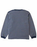 Seth Striped Boat-Neck Tee (Blue)