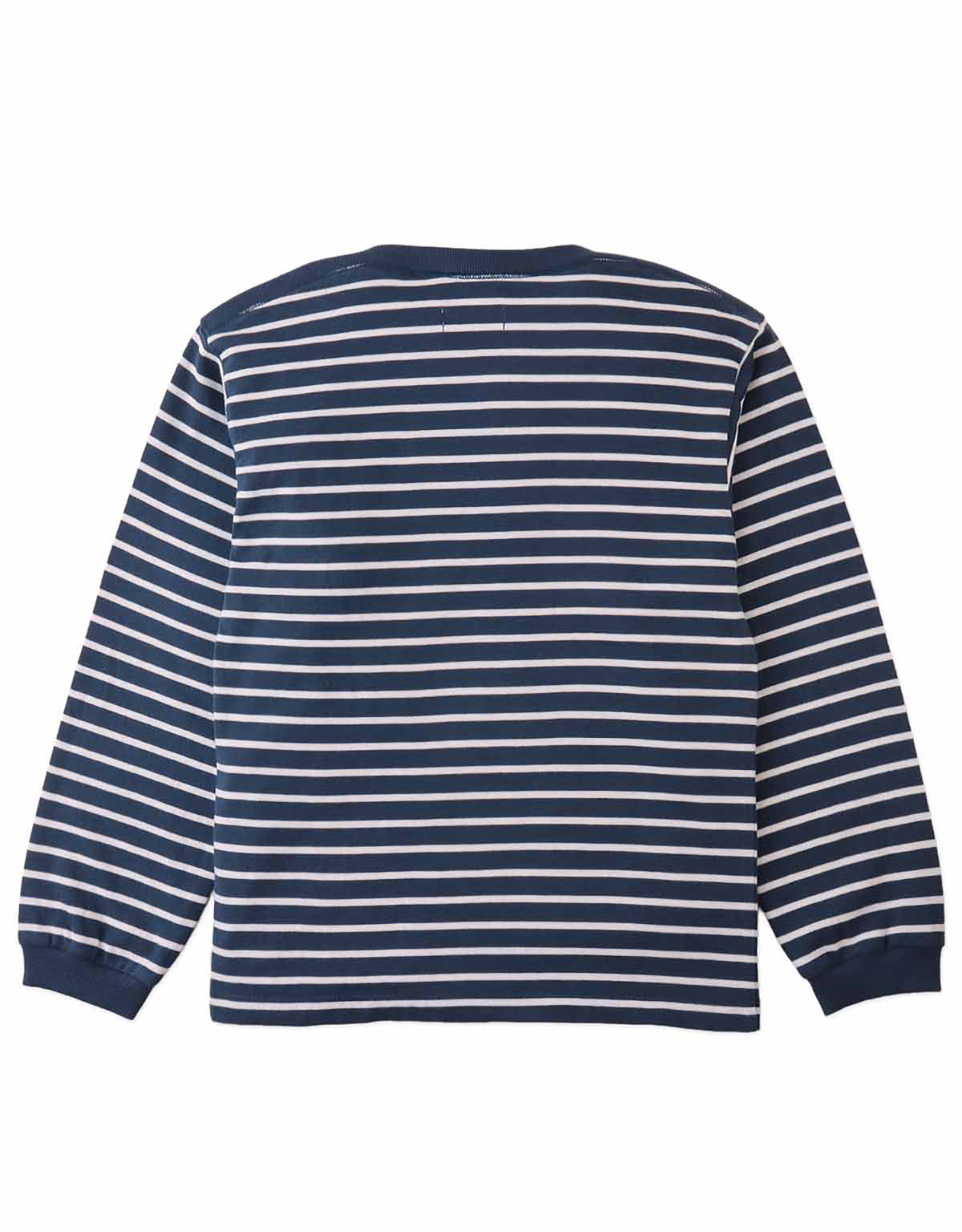 Seth Striped Boat-Neck Tee (Blue)