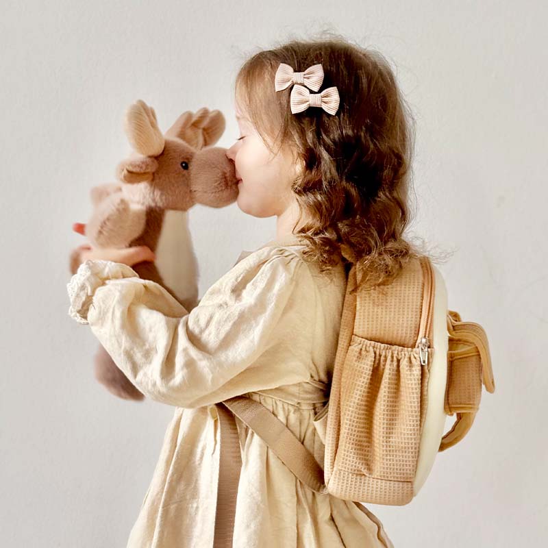"Moonkie Hug & Go™ Toddler Backpack (Mossy Reindeer) "