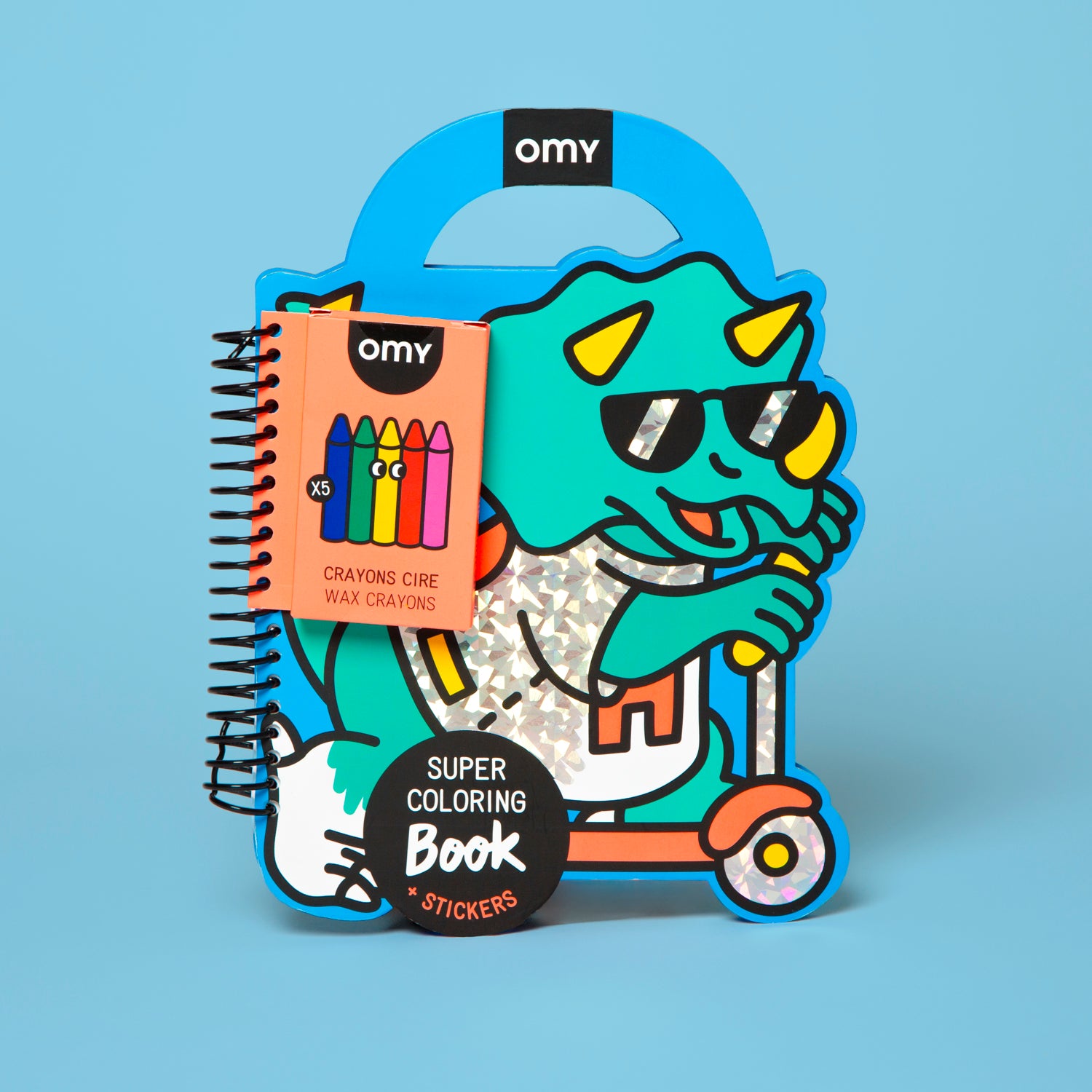 Super Coloring & Stickers Book/Dino
