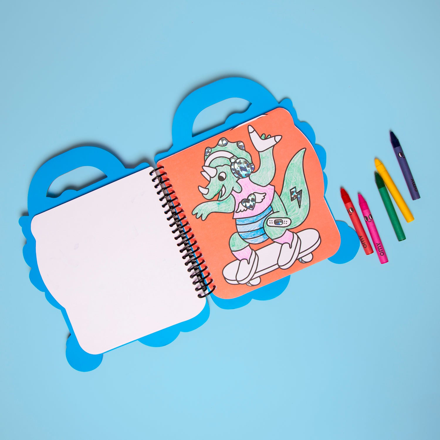 Super Coloring & Stickers Book/Dino