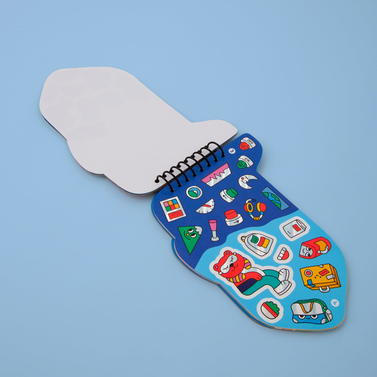 Sticker Activity Notebook/Plane