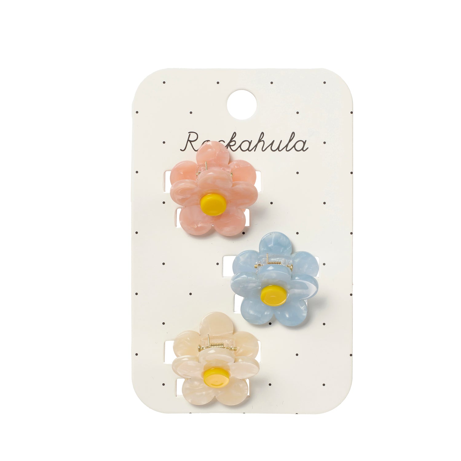 Mini Daisy Claw Clips 3 Pack