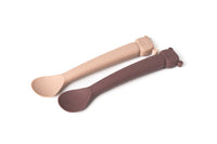Lili the Bear Spoon Set Plum/Blush