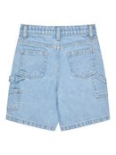 DENIM CARGO SHORTS
