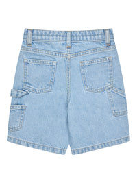 DENIM CARGO SHORTS