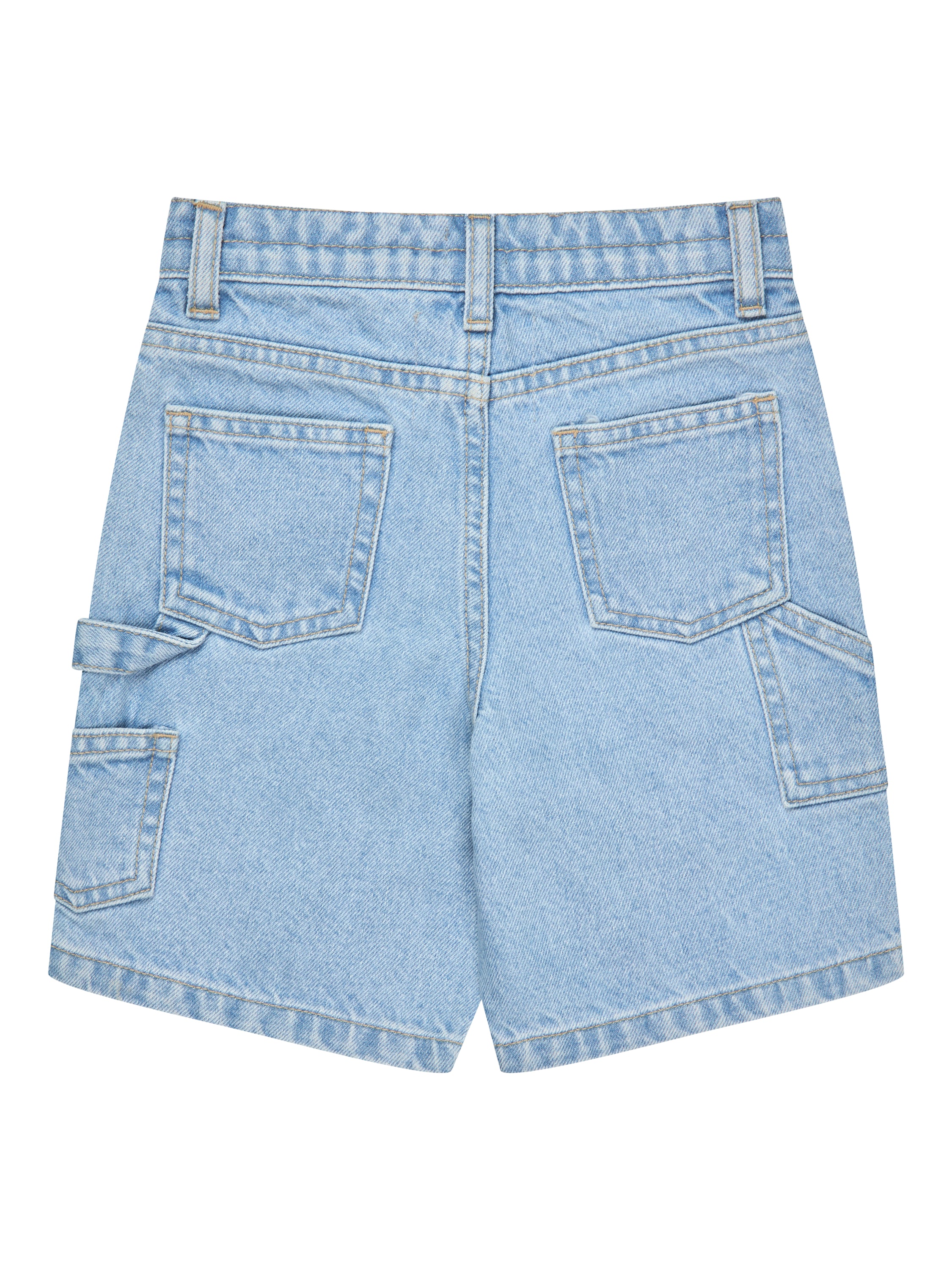 DENIM CARGO SHORTS