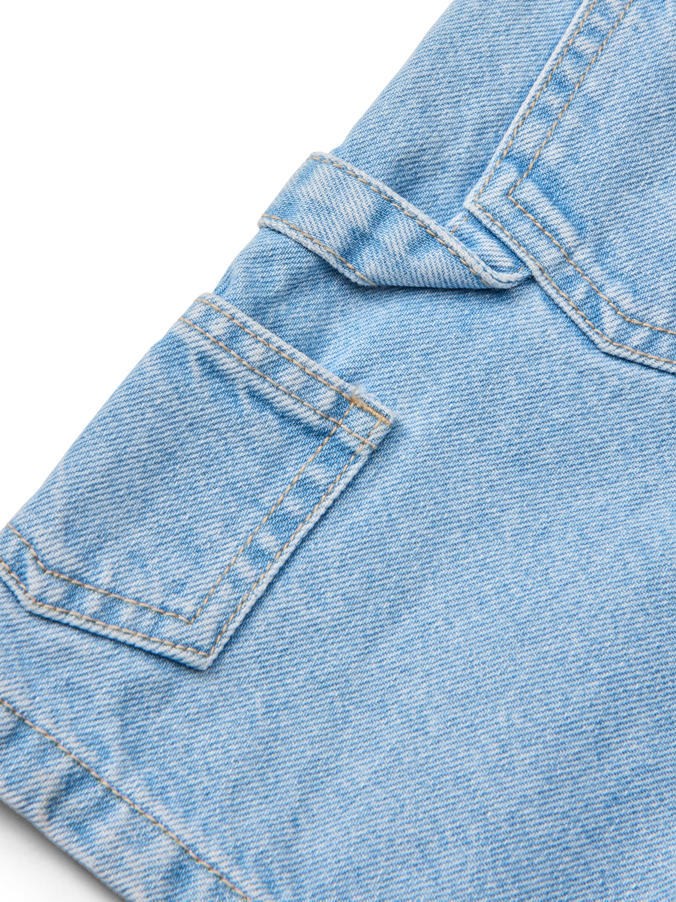 DENIM CARGO SHORTS