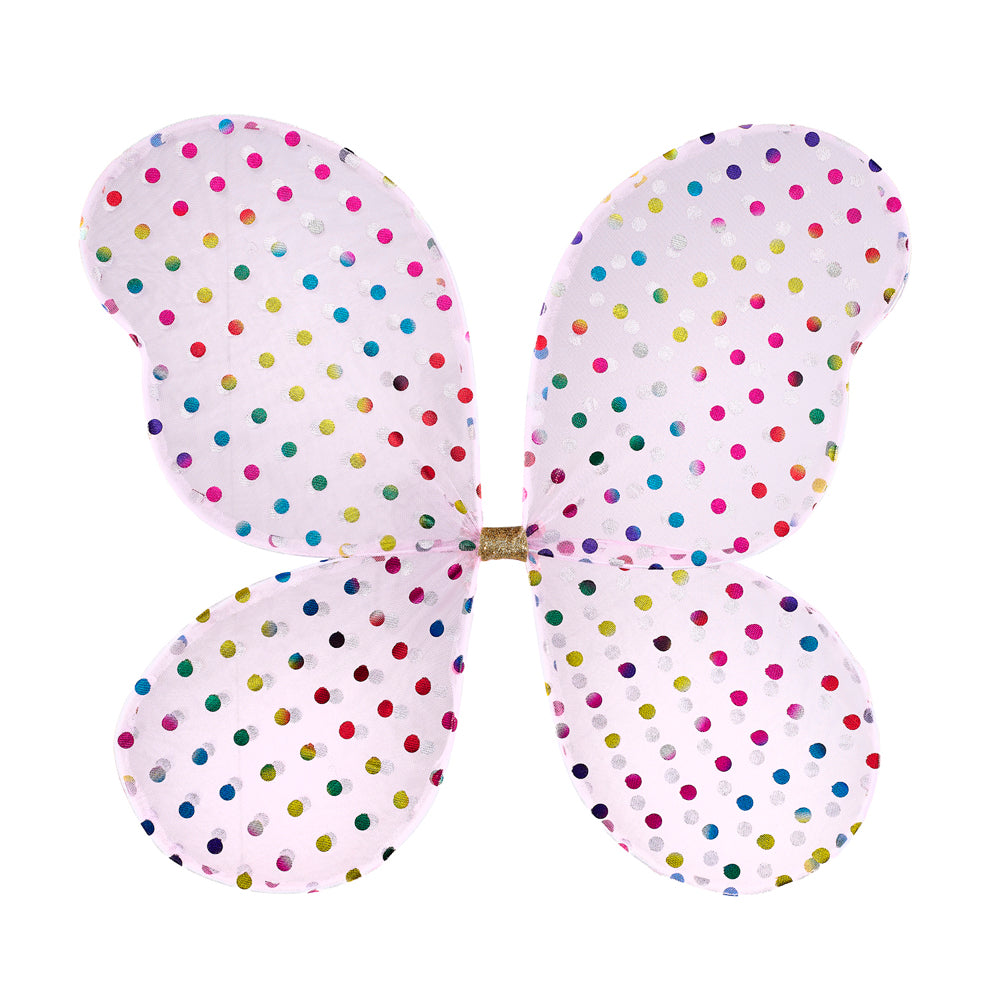 Rainbow Spotty Fairy Wings