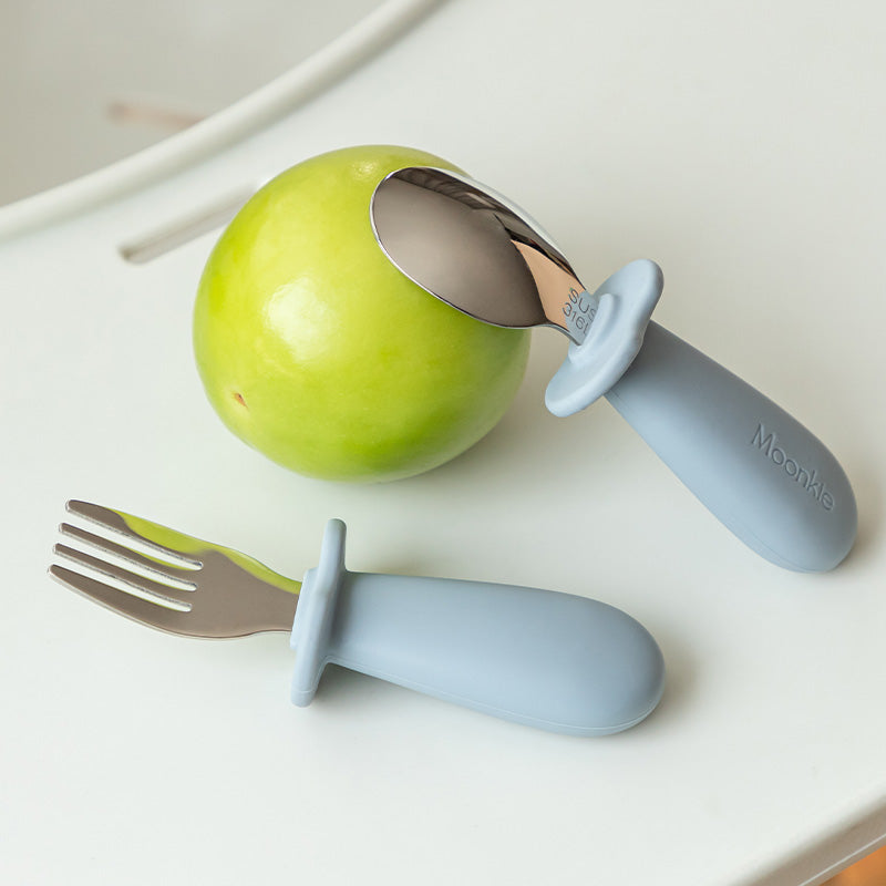 Baby Spoon & Fork Set (Ether)