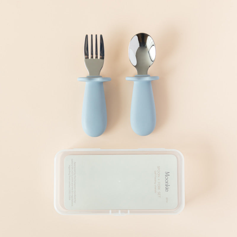 Baby Spoon & Fork Set (Ether)