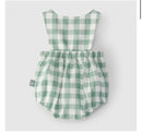 Shortie checkered with embroidery
