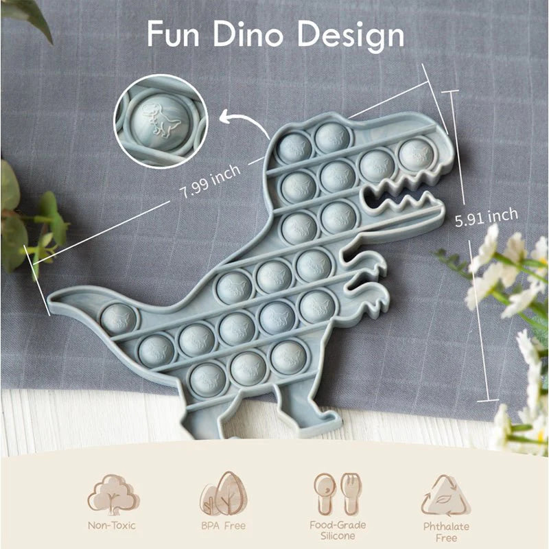 Sensory Pop Toy (Dino)
