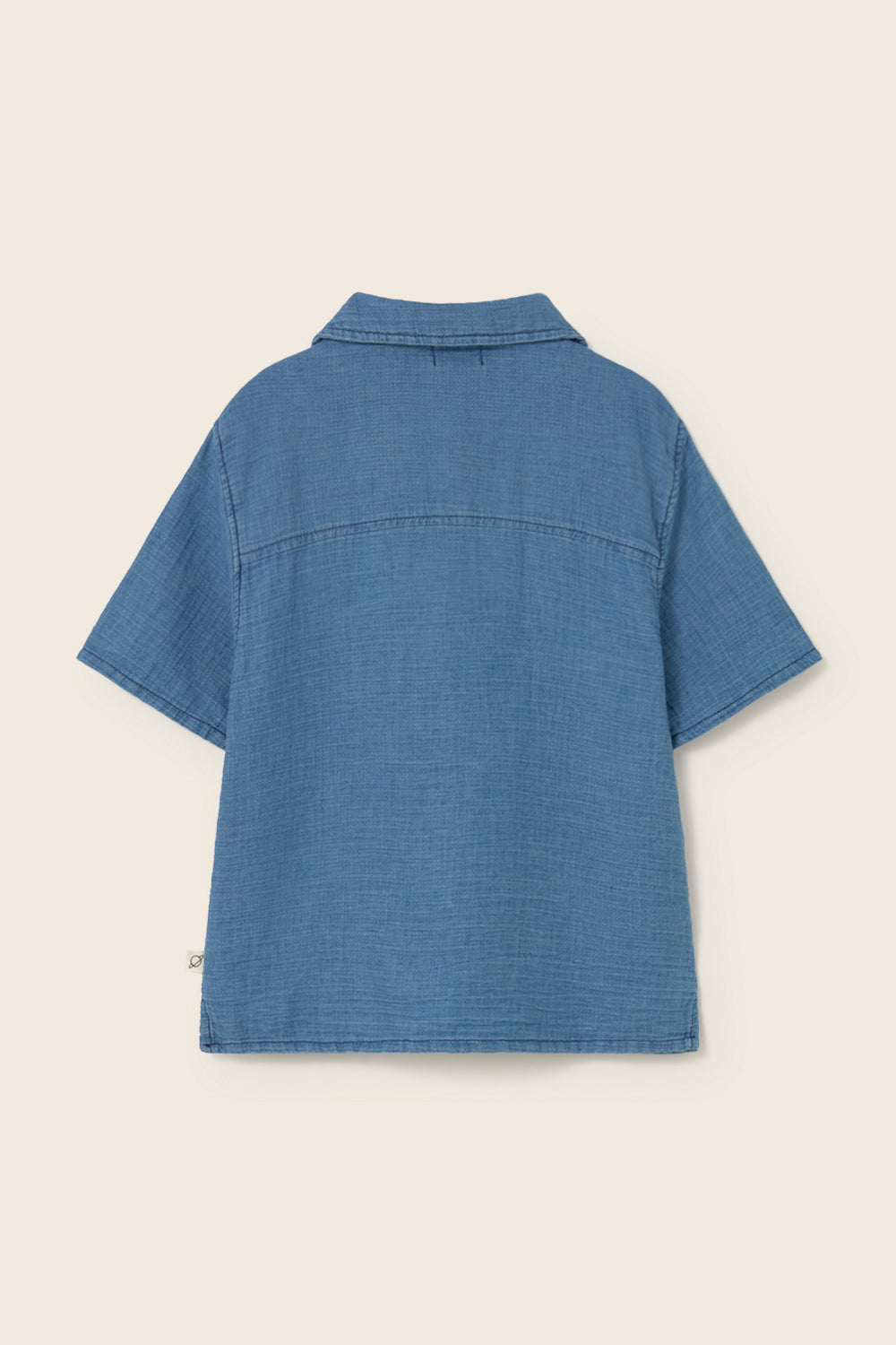 Denim Gauze Cotton Shirt