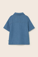 Denim Gauze Cotton Shirt