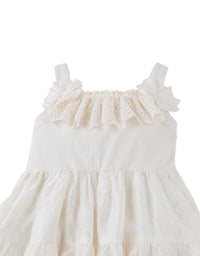 Addison Dress with Corsage & Tiered Skirt
