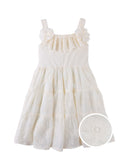 Addison Dress with Corsage & Tiered Skirt