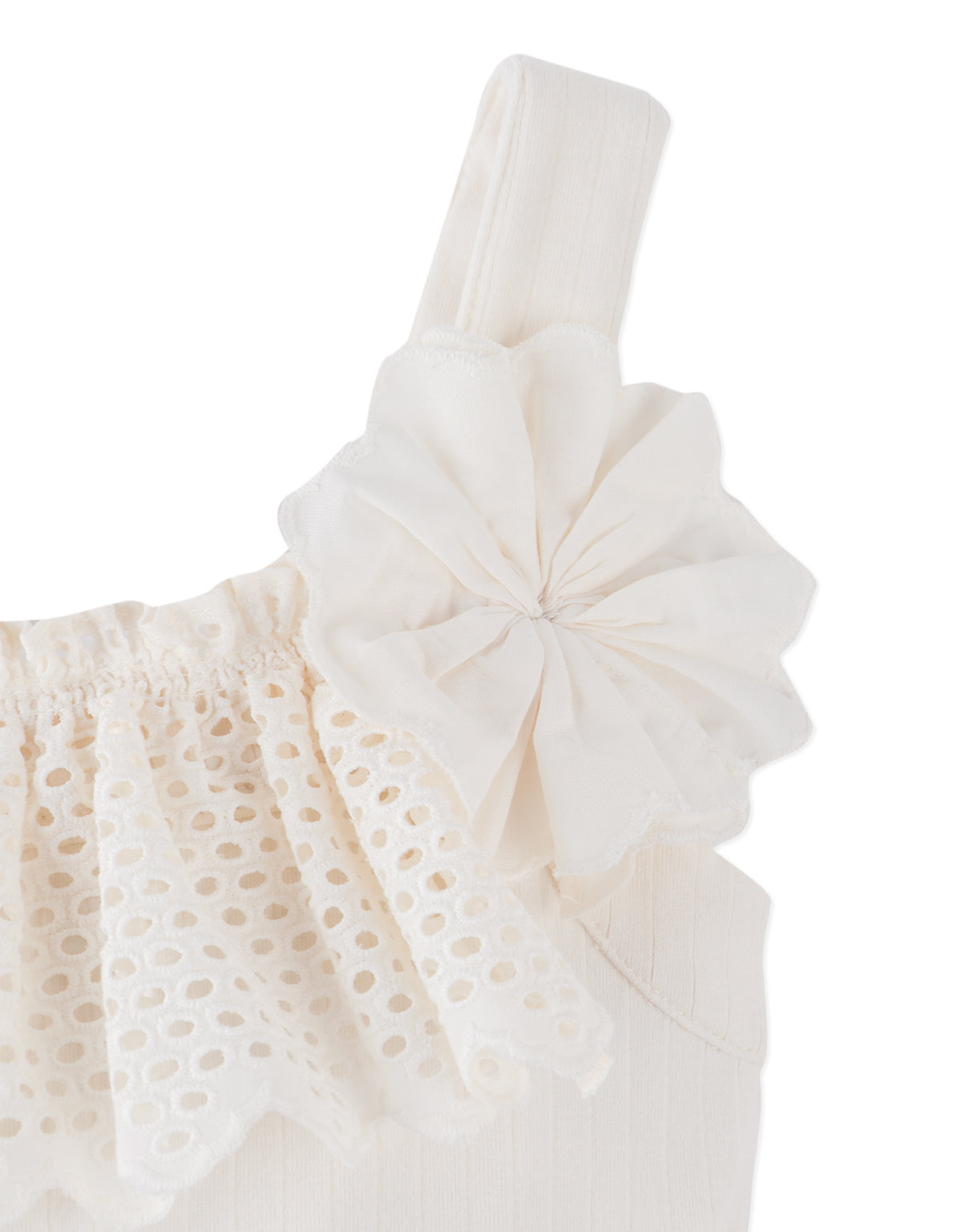 Addison Dress with Corsage & Tiered Skirt