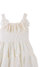 Addison Dress with Corsage & Tiered Skirt