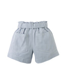 Amara Linen-like Cotton Shorts with Big Pockets, & Belt