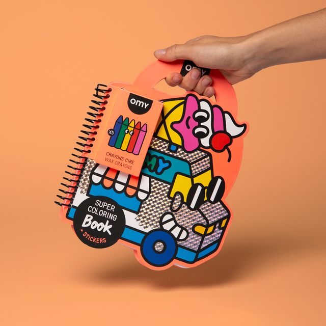 Super Coloring & Stickers Book/Yummy