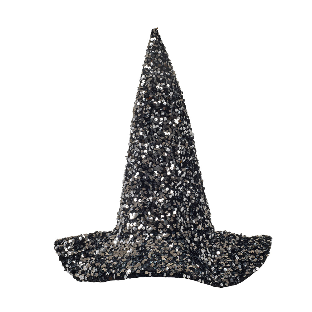 Sequin Velvet Witches Hat