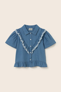 Chambray Denim Blouse