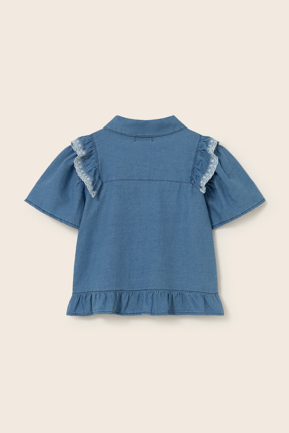 Chambray Denim Blouse