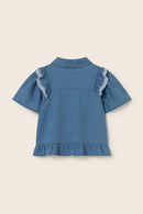 Chambray Denim Blouse