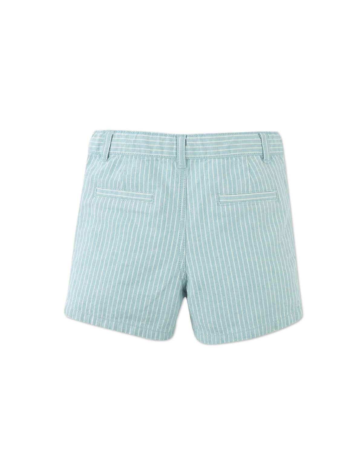 Baby Louis Cotton Linen Striped Chino Shorts