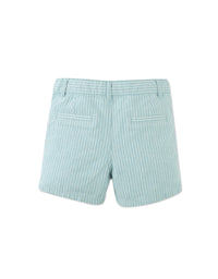 Baby Louis Cotton Linen Striped Chino Shorts