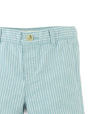 Baby Louis Cotton Linen Striped Chino Shorts