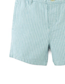 Baby Louis Cotton Linen Striped Chino Shorts