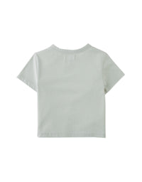 Baby Sumra Henley Tee with Contrast Thread Button