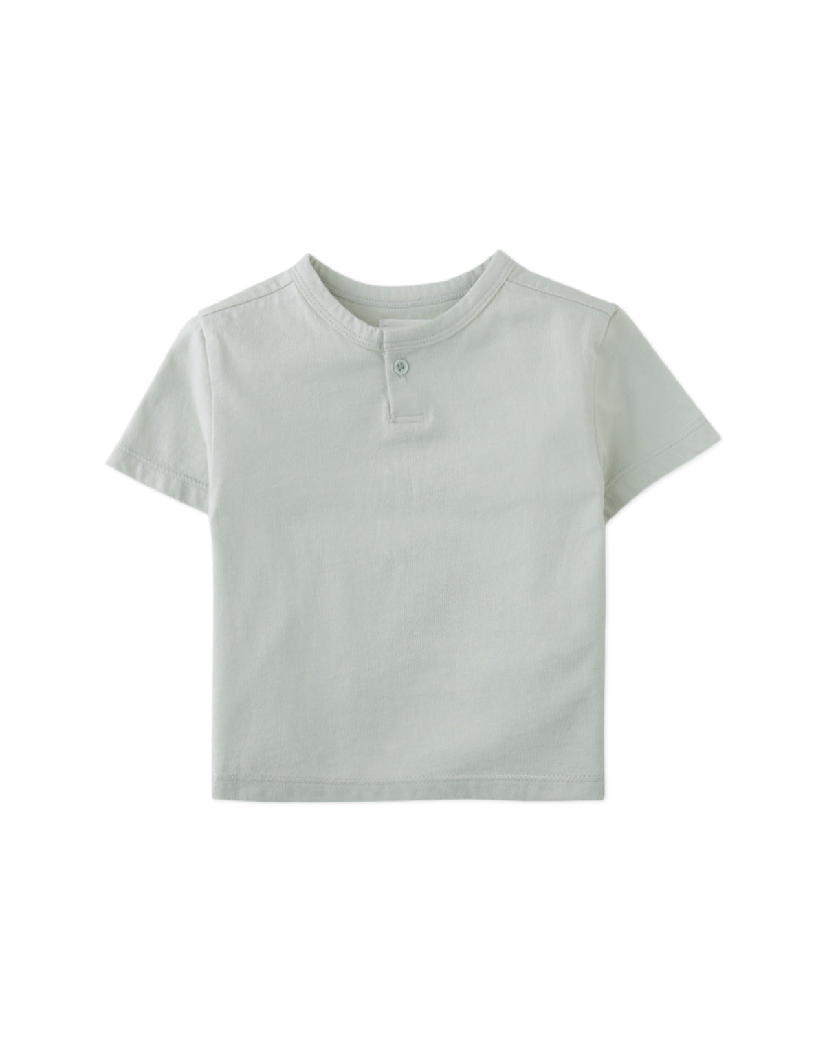 Baby Sumra Henley Tee with Contrast Thread Button