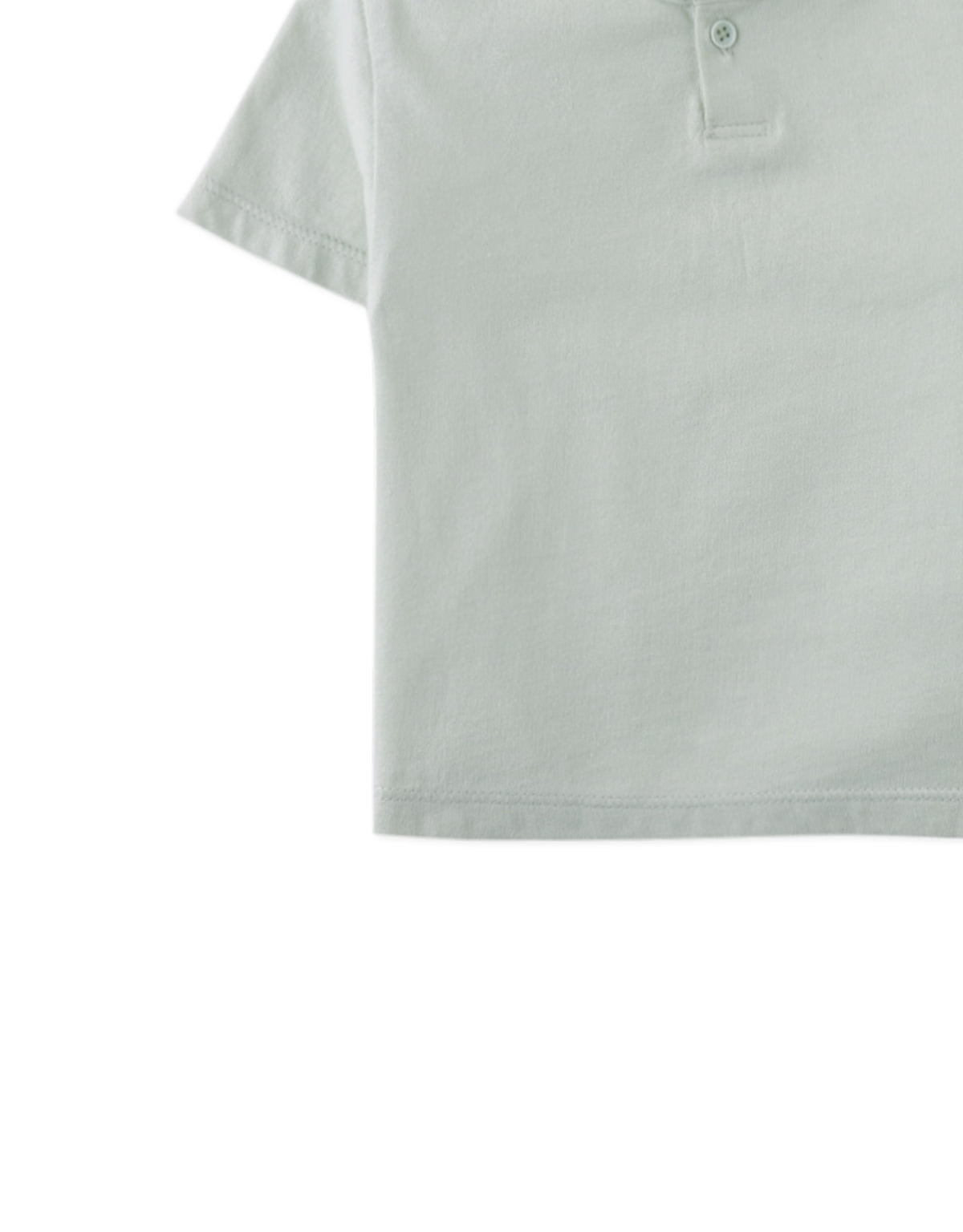 Baby Sumra Henley Tee with Contrast Thread Button