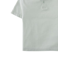 Baby Sumra Henley Tee with Contrast Thread Button
