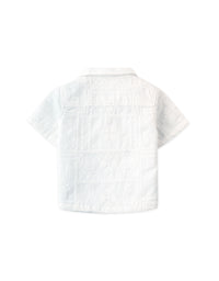 Baby Timothy Embroidered Camp Collar Shirt