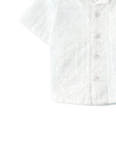 Baby Timothy Embroidered Camp Collar Shirt